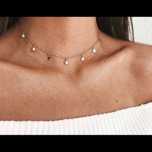 Star choker necklace
